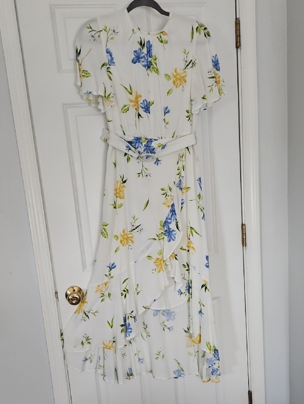 French Connection Floral Midi Dress Size 2